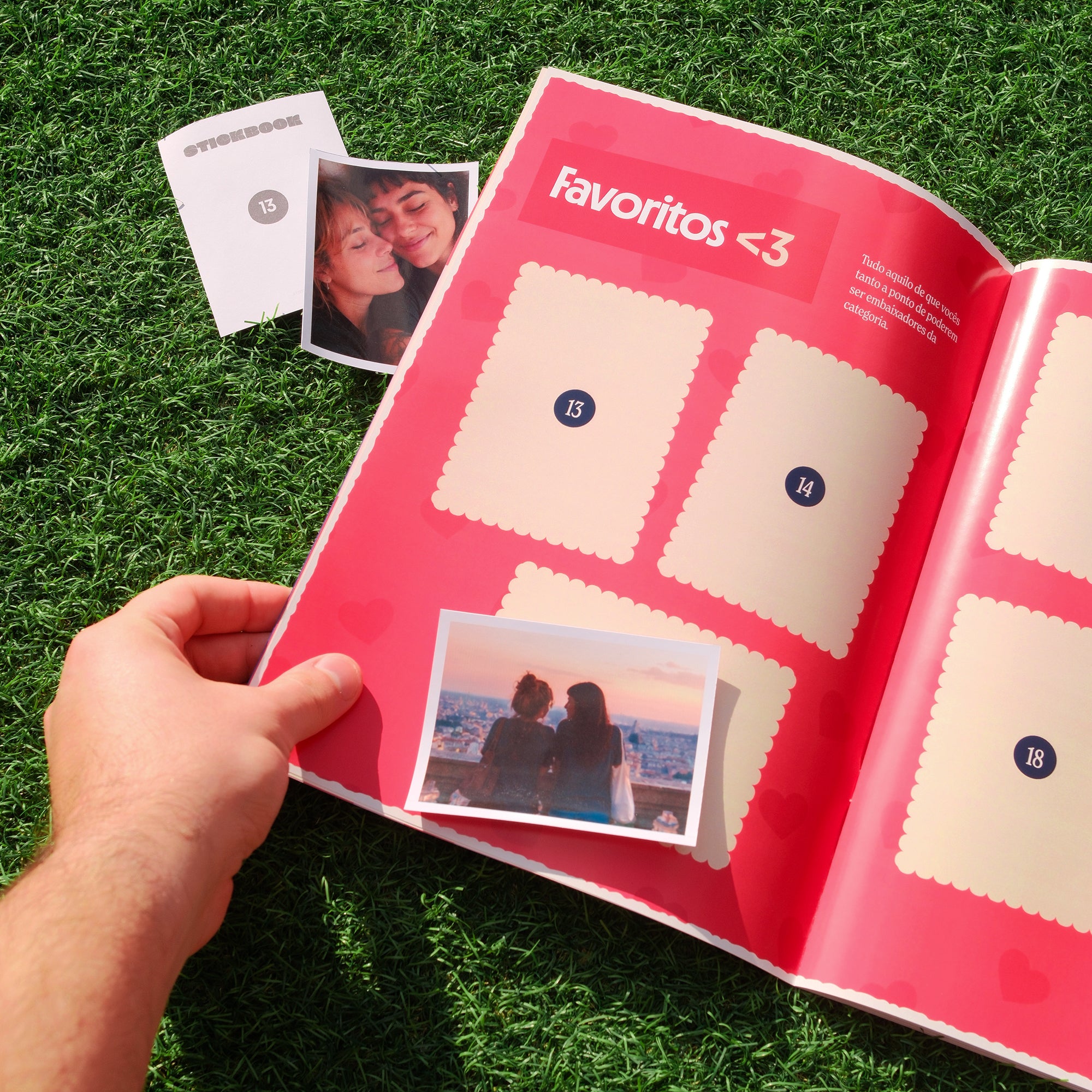 Cafoninha™, o álbum de figurinhas personalizadas para quem ama o amor