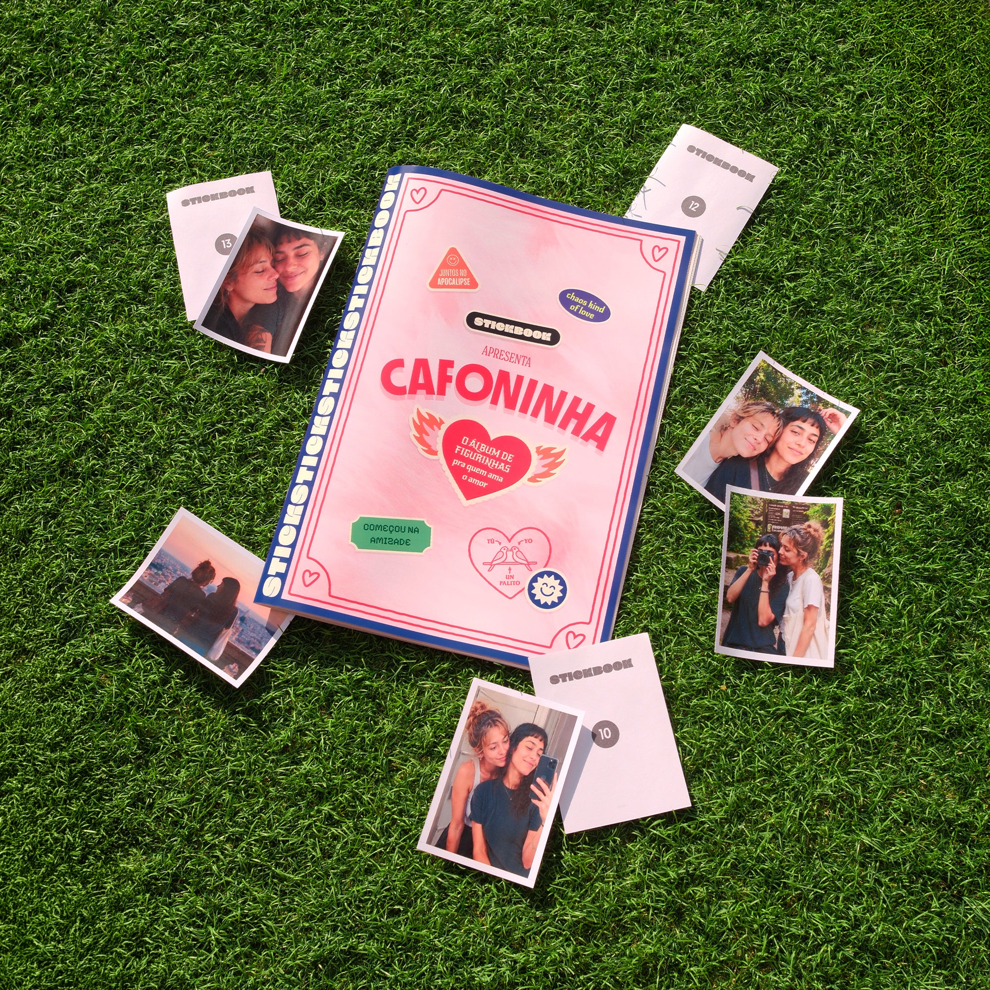 Cafoninha™, o álbum de figurinhas personalizadas para quem ama o amor
